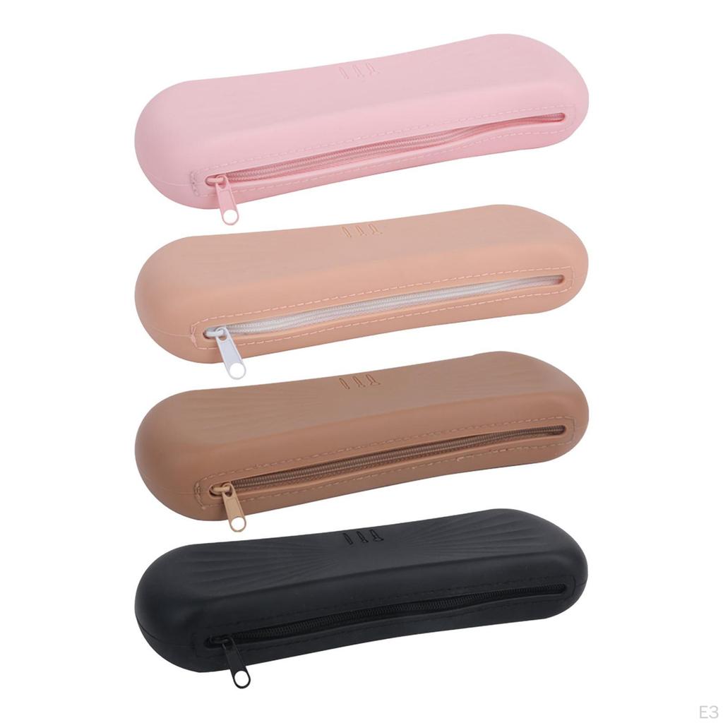 -Travel Makeup Brush Holder, Portable Case, Cosmetic Organizer
