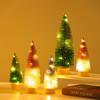 20/25/30CM Illuminated Christmas Tree Christmas Desktop Decoration Gradient mini Xmas Tree Ornament Christmas Home Decoration