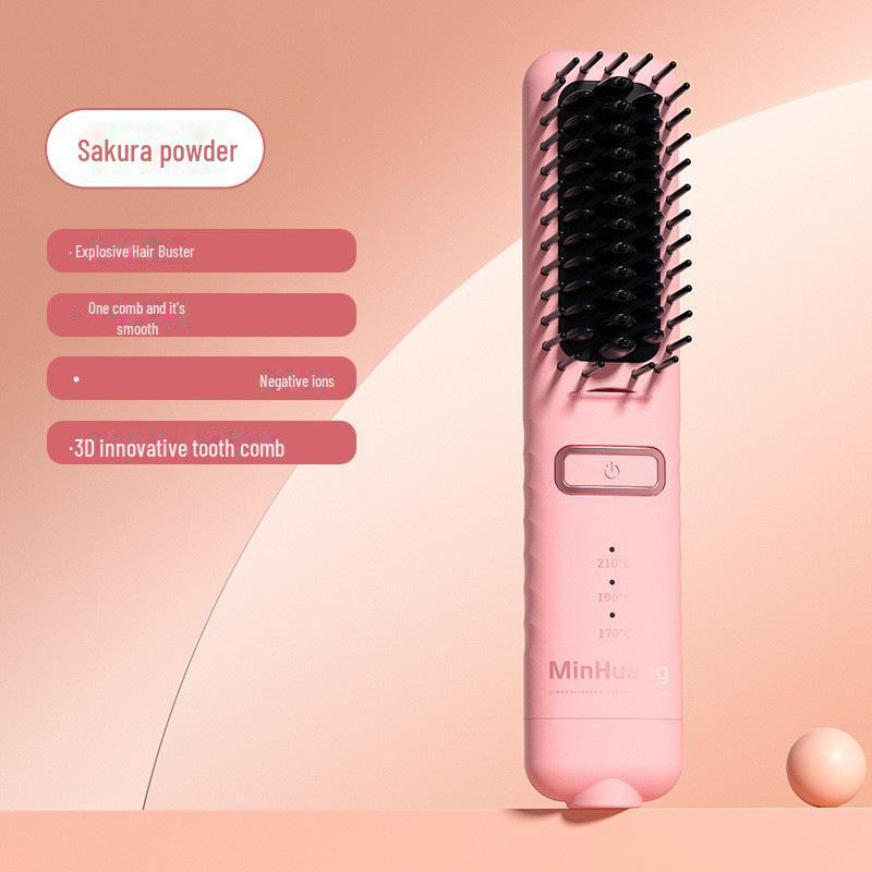 

Выпрямитель для волос с отрицательными ионами и расческа для завивки волос двойного назначения millions of negative ions