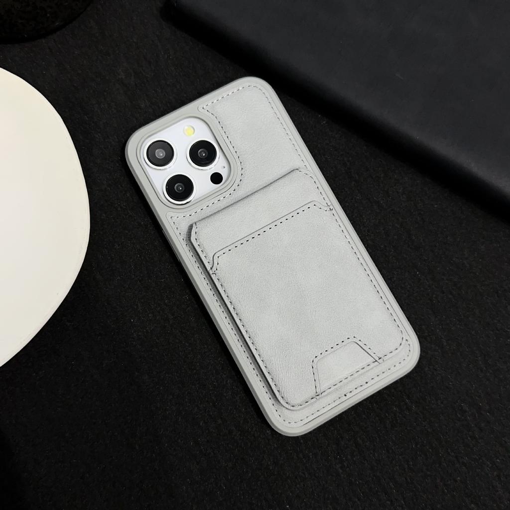 Card Holder Magnetic Suction Moblie Phone Case for iPhone 16 Pro Max 11 12 13 14 15 Pro Multifunctional Leather Protective Shell