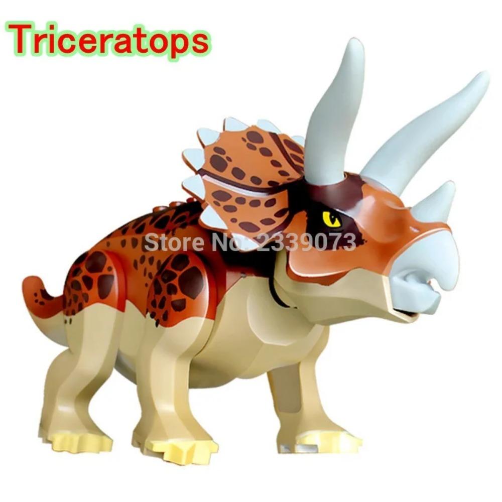 Locking Dinosaur Animals Tiger Leopard Polar Bear Elephant Shark Black Camel Building Blocks Toys For Children Animal Locking