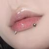 12pcs Y2K Fashion Stainless Steel Stud Earring 3/4mm Ball Cone Screws Earrings Ear Bone Nail Piercing Body Jewelry Accessories