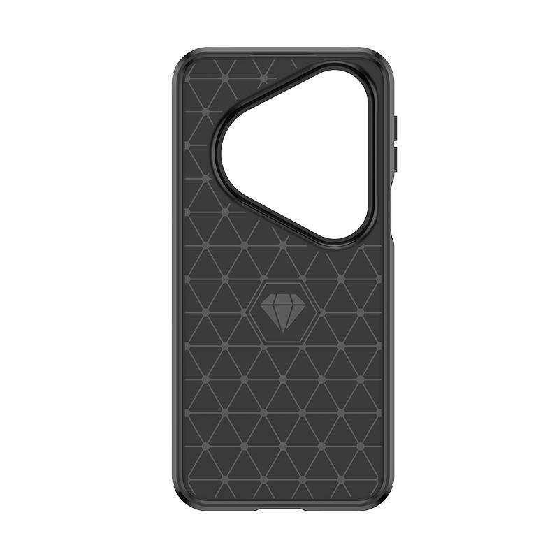 For Cover Huawei Pura 80 Pro Case Huawei Pura 80 Pro+ 80 Ultra Anti-knock Silicone Carbon Fiber Case For Huawei Pura 80 Pro Case