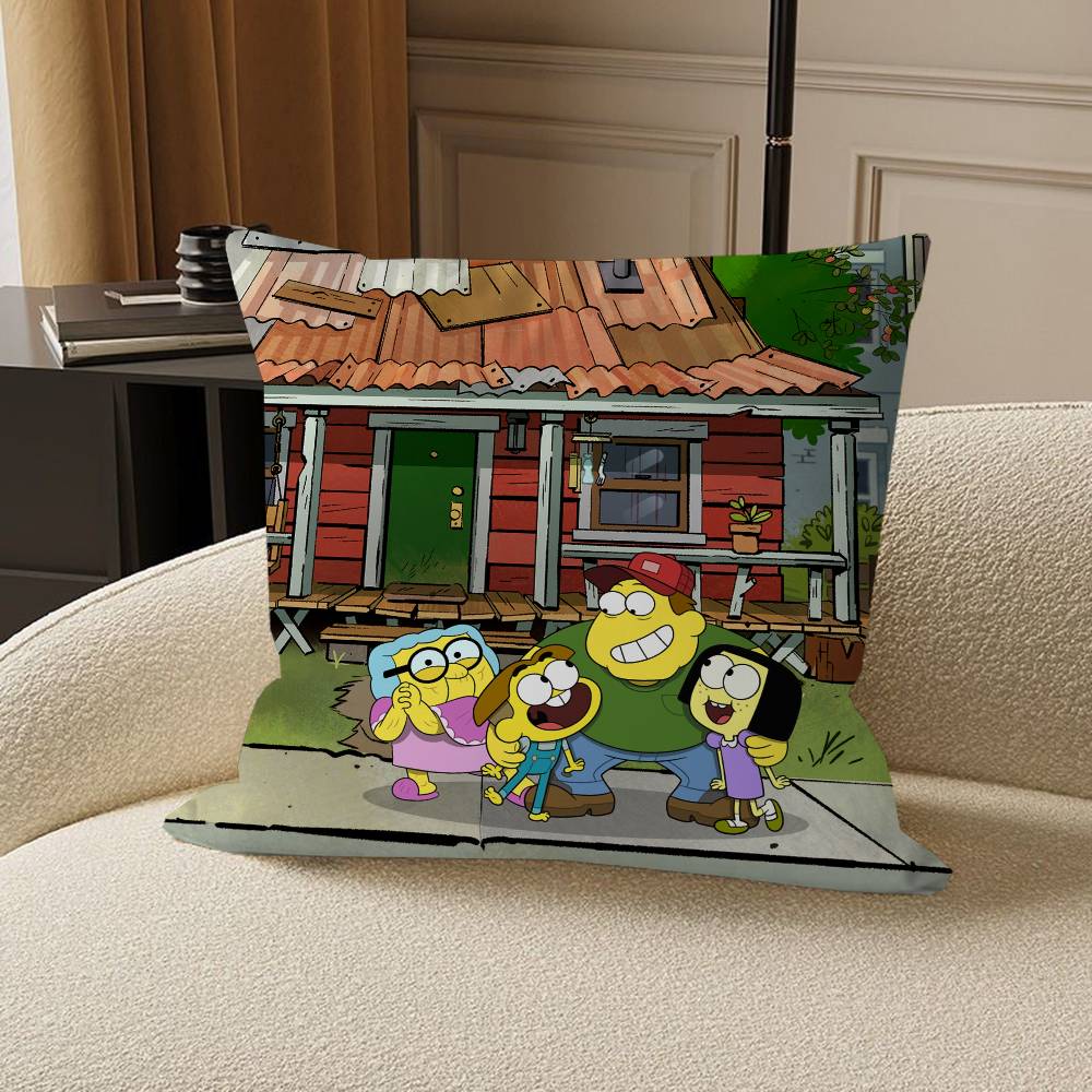 B-Big City Greens Pillow Cover Sofa Cushion Cover Home Room Decoration Children Gift