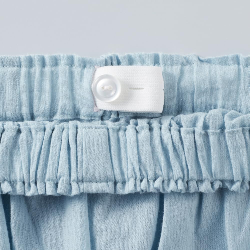 Gunze KAIMIN NAVI Sleep Navigation Long Sleeve and Natural Willow GL2574 Pajamas, Women's, Pants, Fabric, Pink,