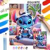 Stitch Oil Painting Hand Painting Art Kit Coloring Painting Handmade Diy Home Decoration Gift