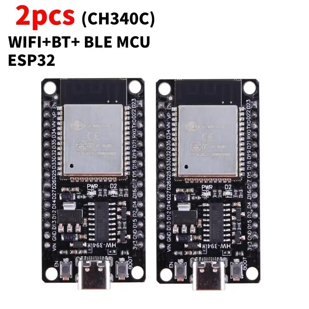 ESP32 -32 Development Board TYPE-C CH340C/ USB CP2102 WiFi+Bluetooth Ultra-Low Power Consumption Dual Core Wireless Module