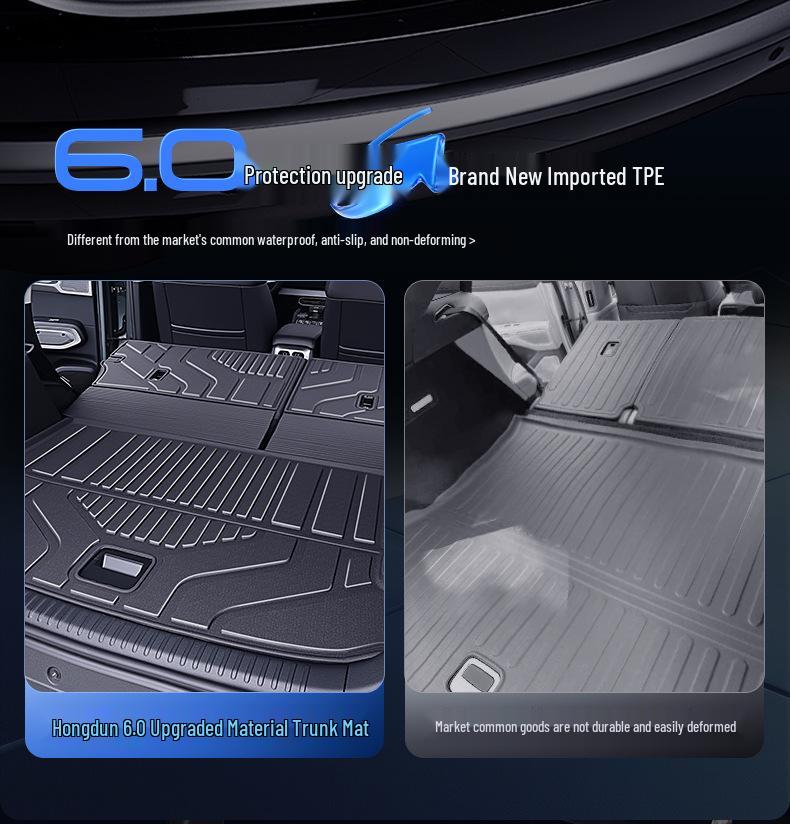 iCAR Super V23 TPE26 Custom Trunk Mat - New Model One-Piece Car Interior Accessory