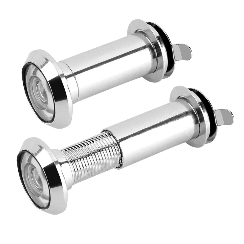 Wide Viewing Peephole 220 Degree Door Viewer 220 Degree Wide Viewing Angle Door Viewer with Heavy Duty Privacy Cover