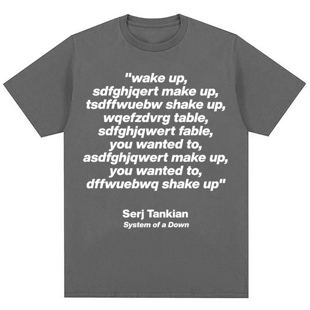 

System of A Down Chop Suey Graphic T-shirt for Men and Women Fashion Hip-hop 2025 Summer Pure Cotton 100% Printed T-shirt 4XL