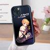 Date a Live Yamai Kaguya Thicken TPU Mobile Phone Case for iPhone 17 16 15 14 13 12 11 Air Pro Max Plus Colorful Cover