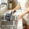 Portable Electric Grill Scrubber Cordless Brush, Bristle Free BBQ Cleaning Brush with LED Roller, Rechargeable Stainless Steel Grate Scraper