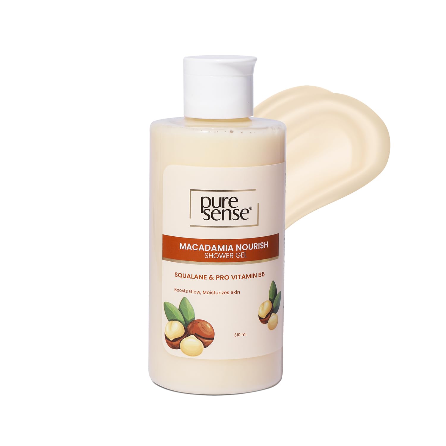 

PureSense Macadamia Nourish Body Wash Shower Gel with Niacinamide | Pro Vitamin B5 and Fruit Extracts for Gentle Cleanse | Ultra Moisturizing and