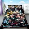 Funda Nórdica Demon Slayer Juego de Cama 3D Fundas de Almohada de Anime Tamaño Individual Twin Full Queen King Decoración del Hogar Funda de Colcha Almohada Regalo para Niños