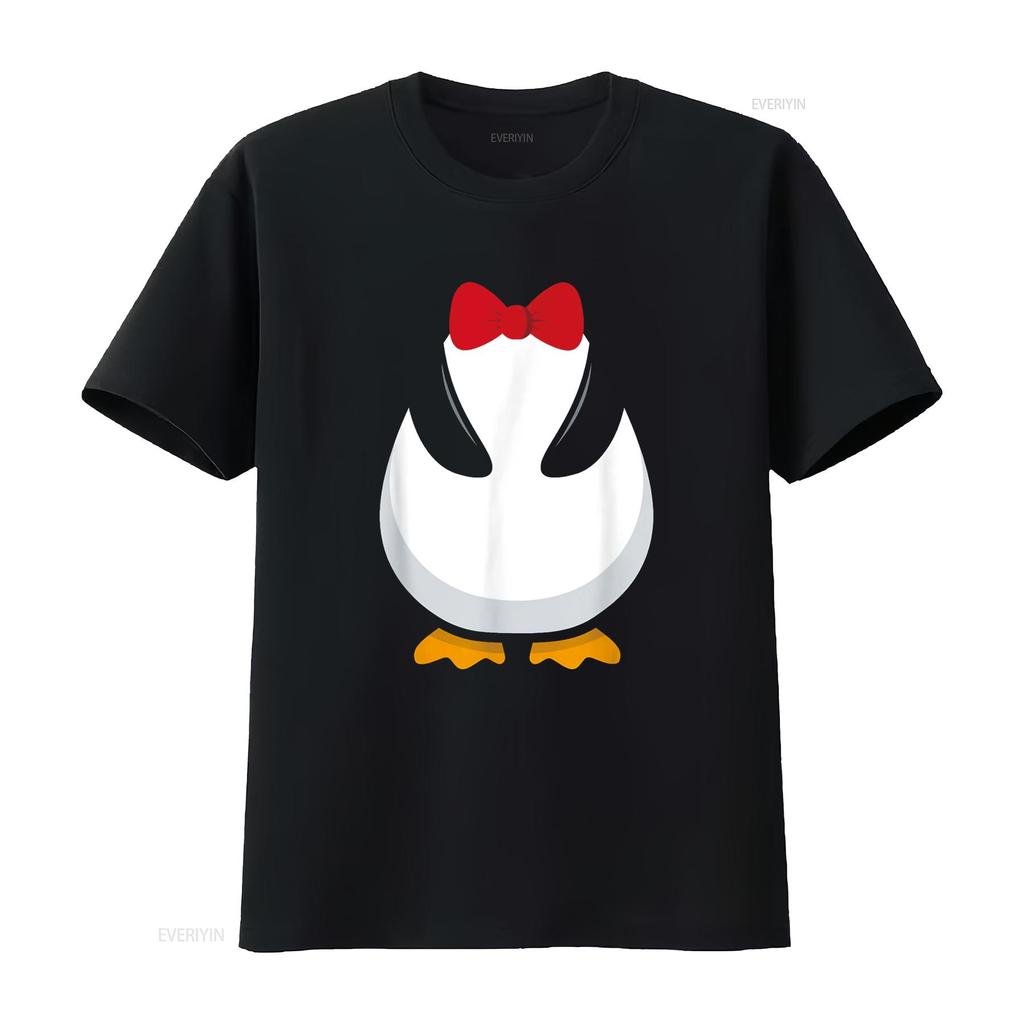 Penguin Costume T Shirt Halloween Outfit Bowtie Cute Animal vintage Washed Comfortable Stylish designer clothes