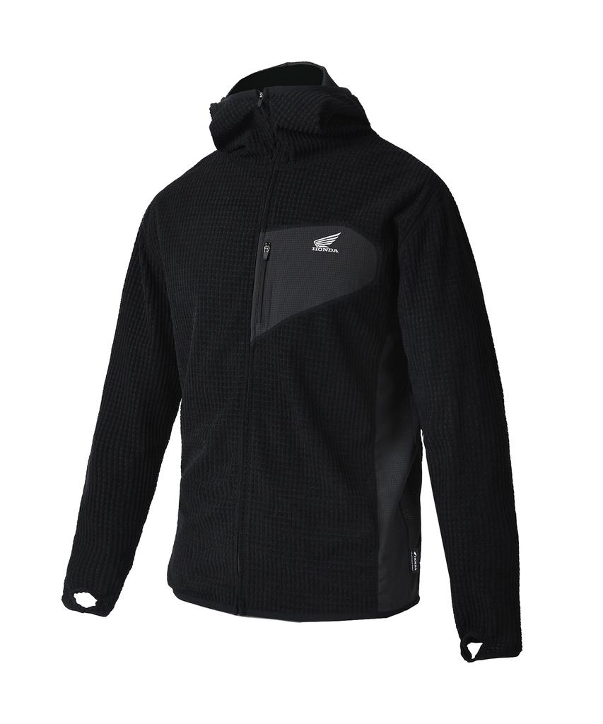 Phyps Motorcycle H-Tech Grid Fleece Ventilation Hoodie Zip-Up