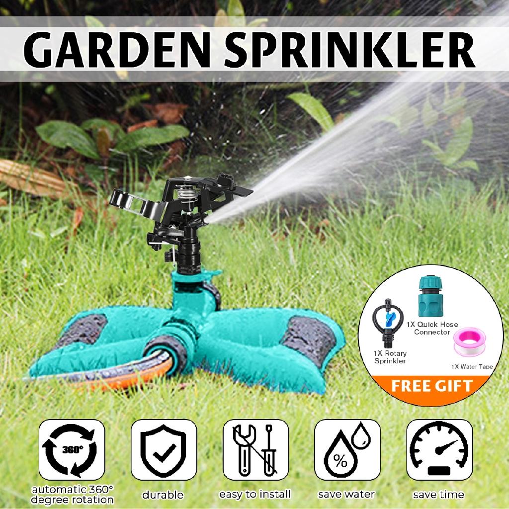 

Садовые автоматические дождеватели для полива травы и газона, вращающаяся на 360 градусов ирригационная система, насадка-распылитель воды, инструмент-дождеватель