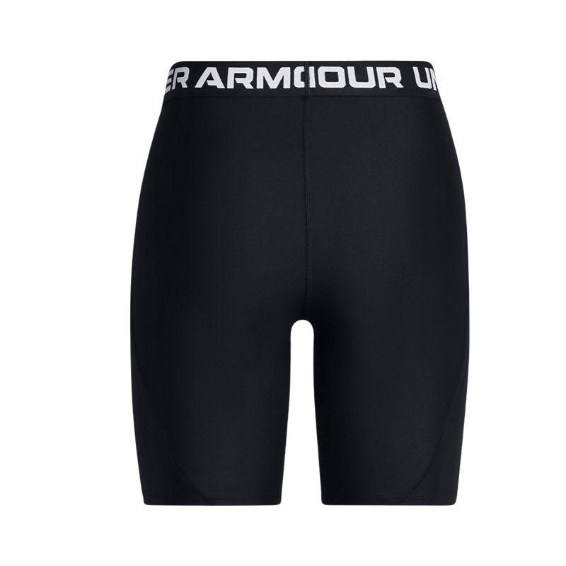 Under Armour Breathable Comfortable Butt-Lifting Skin-Friendly Letter Logo Printed Sports Shorts Women shorts Black 1384003-001