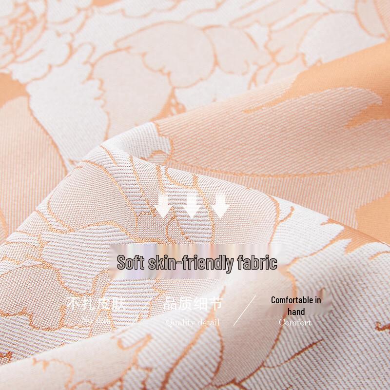 Demana New Chinese Style Glossy Satin Jacquard Qipao Dress