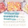 7/16Pcs Artificial Flowers Silk Fake Flower Head for Home Decor Wedding Marriage Decoration DIY Garland Gift Craft Accessories