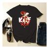 Fighter King Mai Shiranui Modal Print Y2k Breathable Anime Creative Aesthetics Hipster Men Women Universal Short-sleeved T-shirt
