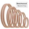 Wood Floral Hoop Wreath 10Pcs Wood Floral Hoop Rings for Wedding Wreath Wall Hanging Decoration Dream Catcher Art Craft