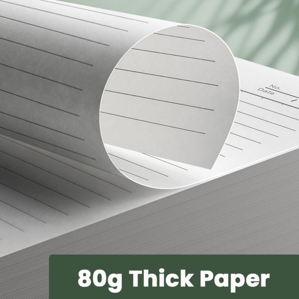 60Sheets Paper Notebook Horizontal Line/Grid Binder Inner Page Notebook Refill Paper  Students