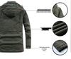 Men's Mid-Length Winter Slim Fit Washed Cotton Jacket - Thick Workwear Coat