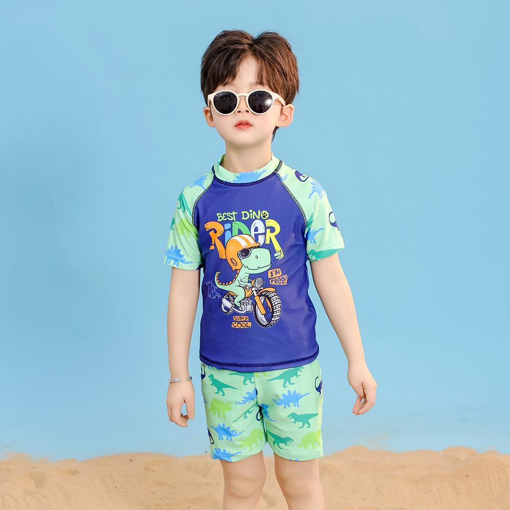 

Quick-Drying Boys Split Swimwear Set - New Style for Kids 140