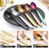 4pcs Western Dinnerware Set Stainless Steel Cutlery Set Fork Knife Spoon Tableware Set Flatware Set Dishwasher Safe Cutlery Set