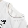 Adidas Casual Breathable Fashion Short Sleeve T-Shirt Kids Tops White JL7560