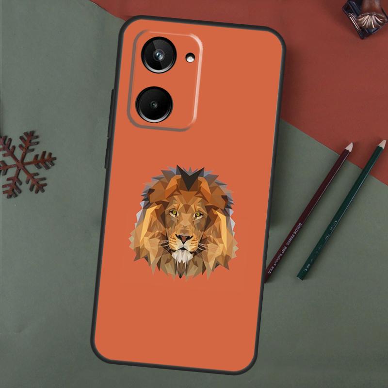 Lion Animal Case For Realme 15 Pro GT7 GT6 C65 C67 C61 C53 C55 C51 C35 C63 C71 C75 11 12 13 14 Pro Plus
