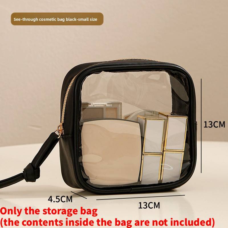 Large Capacity Travel Cosmetic Bag With Multiple Pockets For Makeup And Personal Items