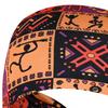 Women Wide Boho Print Headband Yoga Workout Knotted Stretch Sports Hairband Vintage Ethnic African Head Wrap