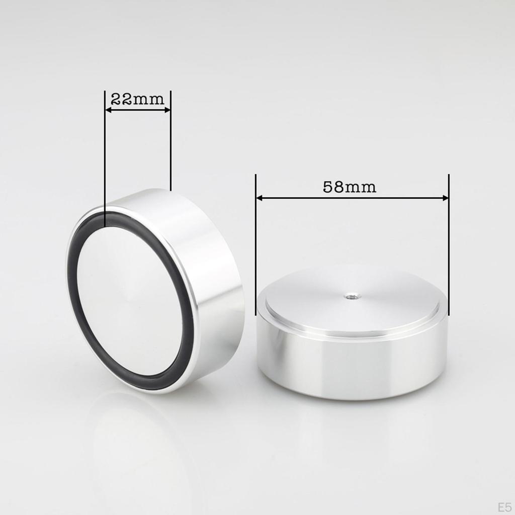 Feet Isolation Stand Audio Speaker 58x22mm Absorb Shock for Home Theater