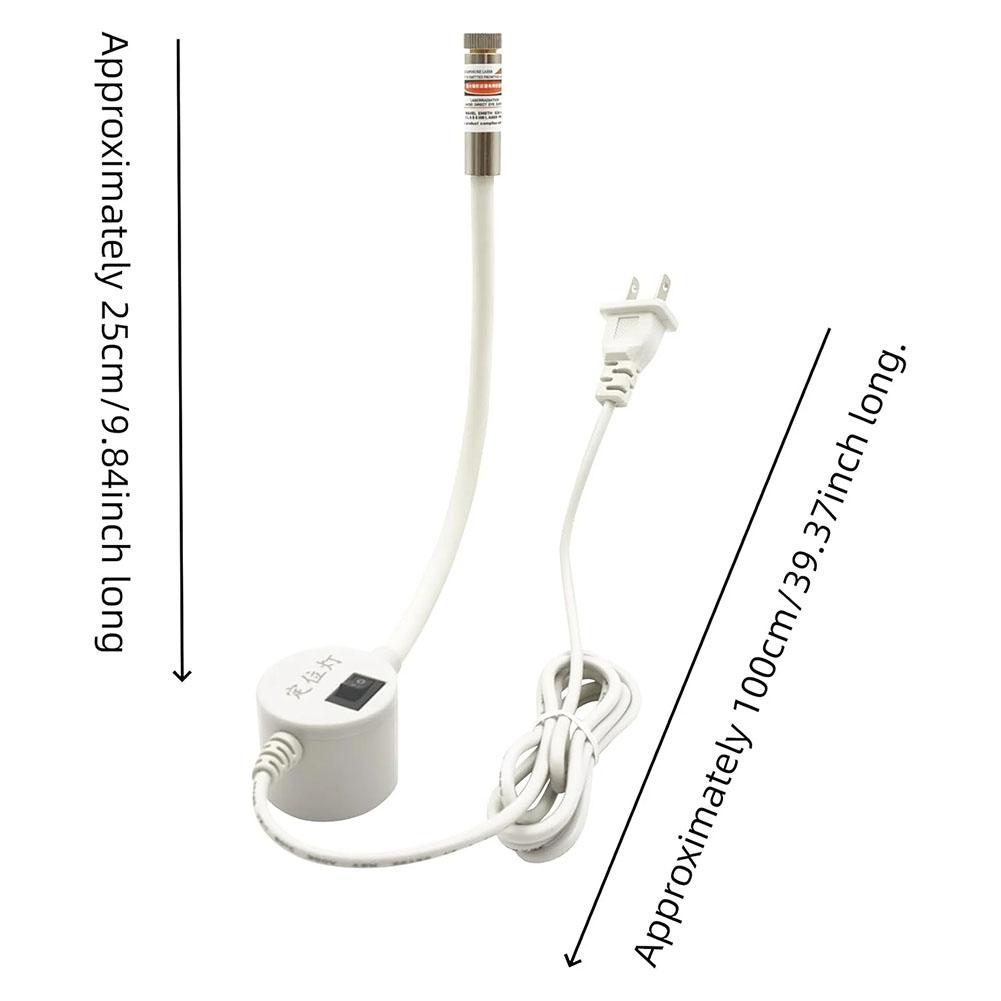 Industrial LED Sewing Positioning Lamp - 30 LED Bright Lamp for Flatbed Overlock, Even Illumination Work Light