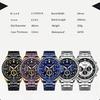 Curren-Men's Business Sports Fashion Waterproof Watch Six Pin Timing Calendar Quartz Watch