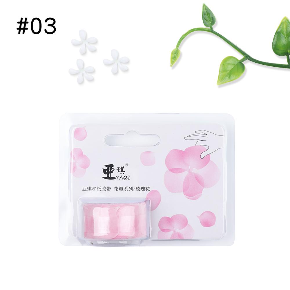 200PCS Adhesive Sticker Stylish Flower Petals Tape Scrapbooking Sticky Paper Masking Tape