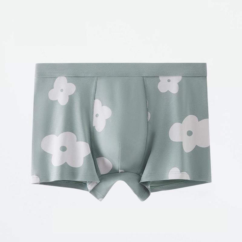 

Men s Cotton Underwear Men s Four Cornered Pants Youth Sports Men s Flat Cornered Pants 3XL