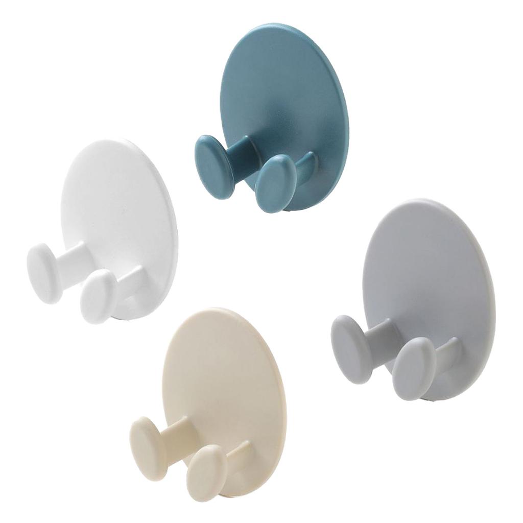 Power Plug Hook Strong Adhesive Oval Shaped Easy To Install Plug Wire Holder Hooks for Power Cords