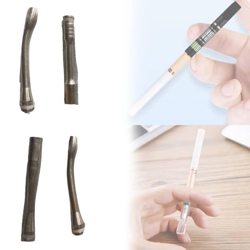 Metal Cigarette Filter With Loop Cleaning Core For Smoking Accessories