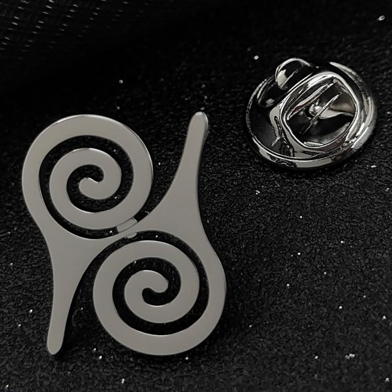 

Spiral Lollipop Brooch Cufflinks Fun Fashionable Lively Playful Style Casual Party Accessories 14k