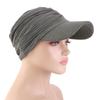 Folded brim headscarf cap cap flat top visor sun hat bag head cloth cap JDTG