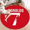 CR7 Cristiano Ronaldo Round Area Rug,Carpet Rug for Living Room Bedroom Sofa Playroom Decor,Non-slip Floor Mat
