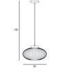 Hanging Lamp Groste Pnd-52376-1-Bk Italux