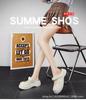 Season Casual Mary Jane Women's Sandals Heighten Fashion Step On Shit Feeling Hole Shoes Hollow Bag Head Thick Heel Cool Slippers