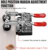 35mm Hinge Position Hole Opener Upgrade Double Fixture Drilling Jig Guide Cabinet Door Locator Aluminum Alloy Woodworking Tool