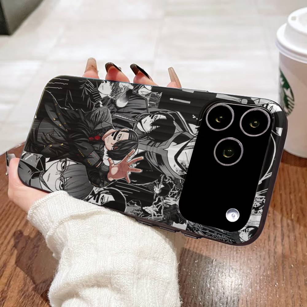 Hot Anime T-Tougen A-Anki Phone Case For IPhone 11 12 13 14 15 16 17 Pro Max Plus Ripple Silicone Bumper Cover
