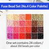 24 Colors Fuse Beads Kit 2.6Mm Melt Beads Set 3D Diy Puzzle Kids Handmade Craft Educational Toy Gift For Boys Girls