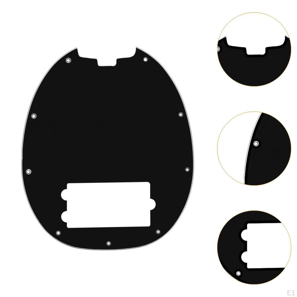 9 Hole Bass Guitar Parts Accessories Anti Plates